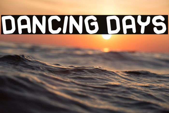 Dancing Days Example 3