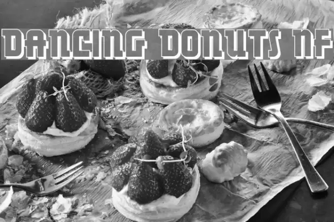 Dancing Donuts NF Font examples