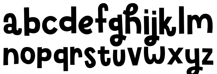 Dancing Fool DEMO Regular フォント 小文字
