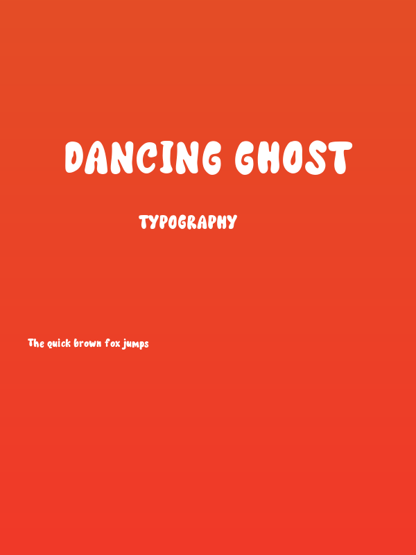 Dancing Ghost Poster