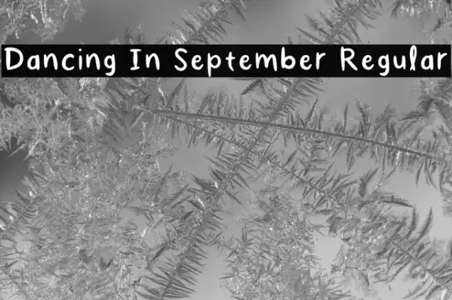 Dancing In September Regular Polices examples