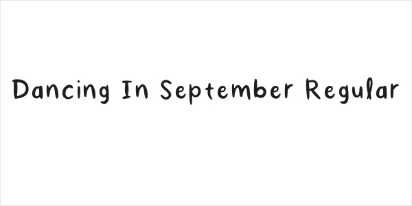 Dancing In September Regular Logo