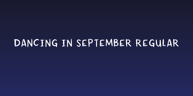 Dancing In September Regular Social Header
