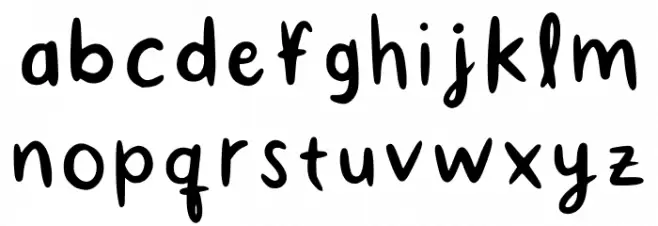 Dancing In September Regular Polices MINUSCULES