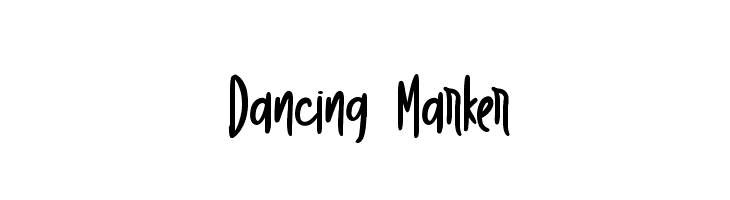 Dancing Marker  Descarca Fonturi Gratis