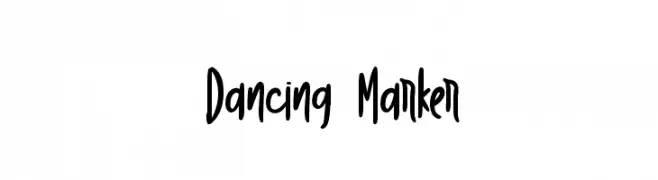 Dancing Marker  baixar fontes gratis
