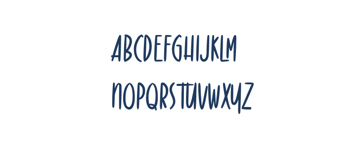 Dancing Marker Uppercase