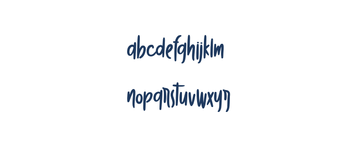 Dancing Marker Lowercase