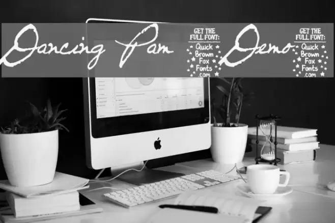 Dancing Pam [Demo] Font examples