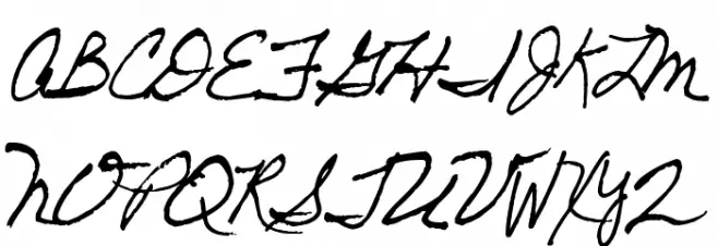 Dancing Pam [Demo] Font UPPERCASE