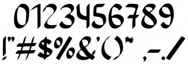 Dancing Queen Font OTHER CHARS