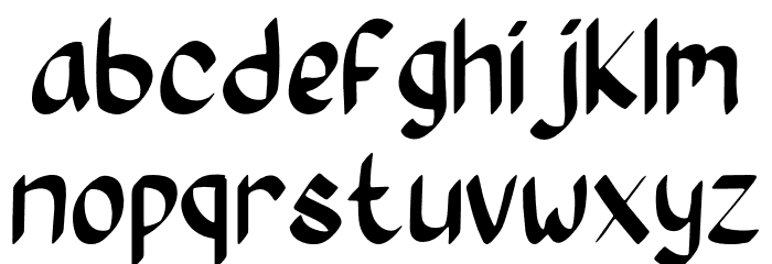 Dancing Queen Font LOWERCASE