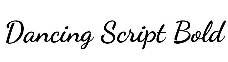 Dancing Script Bold Schriftart Ffonts Net