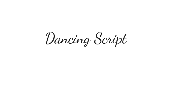 Dancing Script Logo