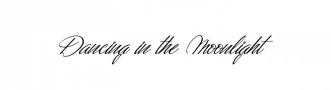 Dancing in the Moonlight  font caratteri gratis