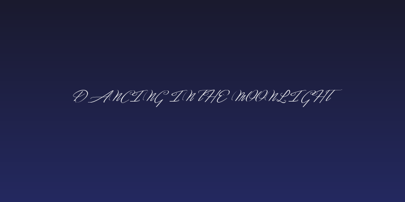 Dancing in the Moonlight Social Header