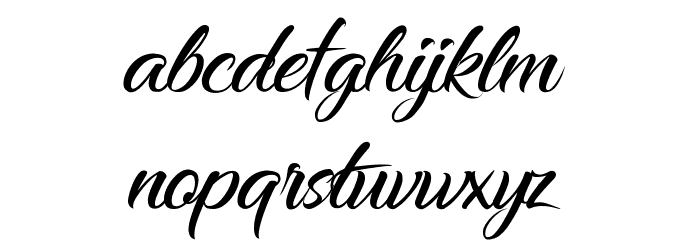 Dancing in the Rainbow Font LOWERCASE