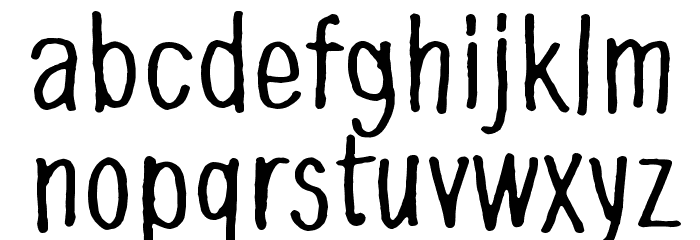 Dancing in the dark Font LOWERCASE