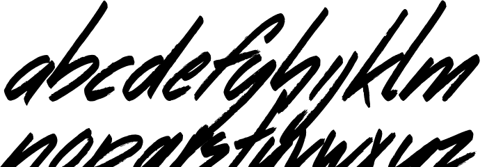 Dancing on the Beach Font LOWERCASE