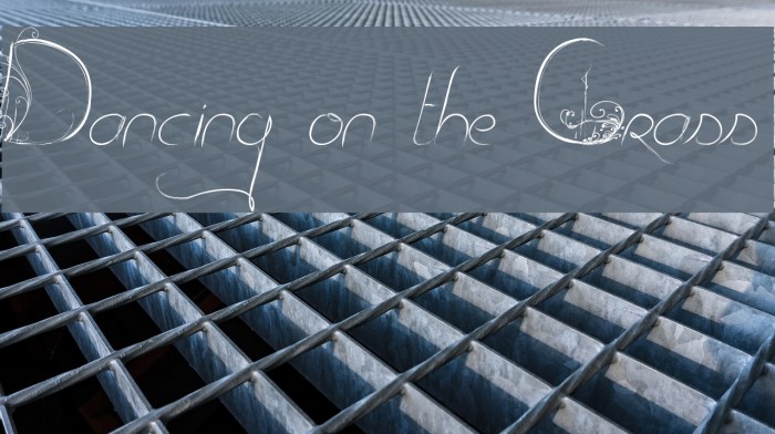 Dancing on the Grass Font examples