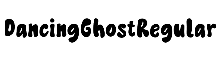 DancingGhostRegular  Frei Schriftart Herunterladen
