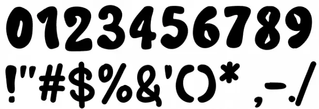 DancingGhostRegular Caratteri ALTRI CARATTERI