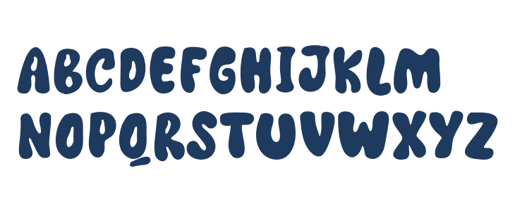 DancingGhostRegular Uppercase