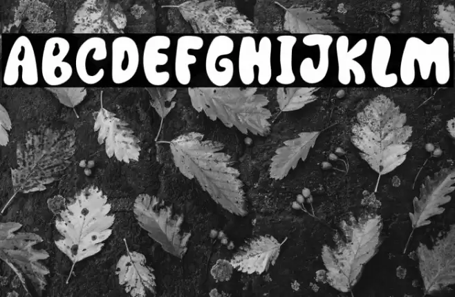 DancingGhostRegular Caratteri examples