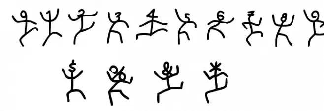 DancingLetters Font OTHER CHARS