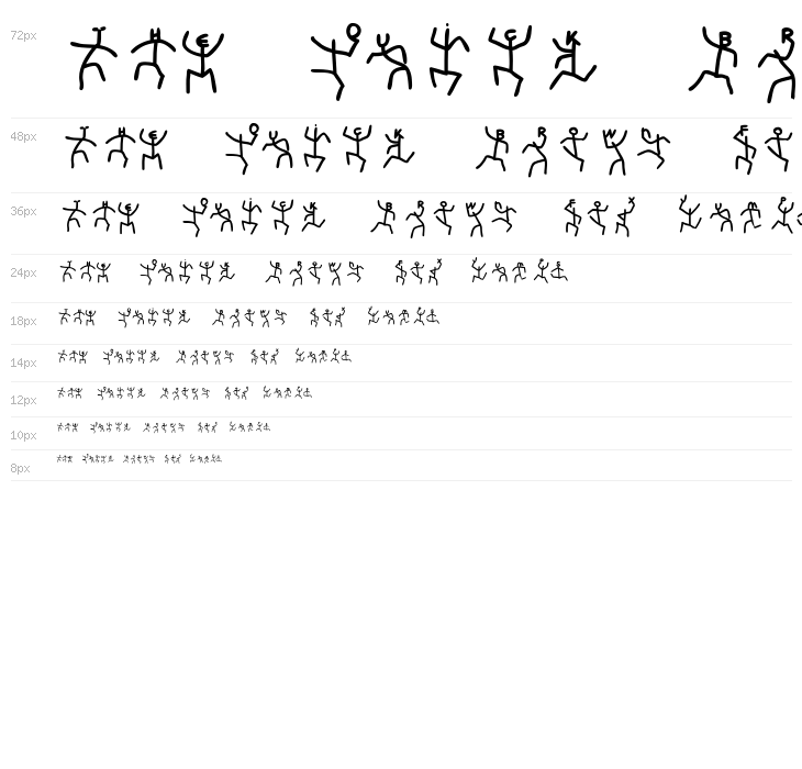 DancingLetters Waterfall