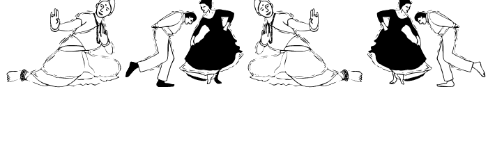 DancingPeople Font OTHER CHARS