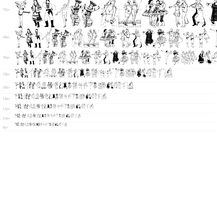 DancingPeople Waterfall