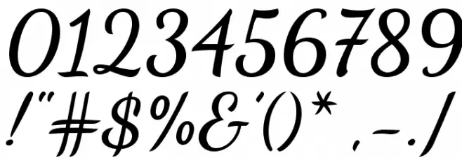 DancingScript-Bold Font OTHER CHARS