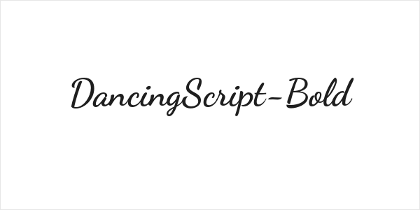 DancingScript-Bold Logo