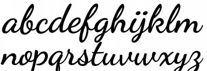DancingScript-Bold Polices MINUSCULES