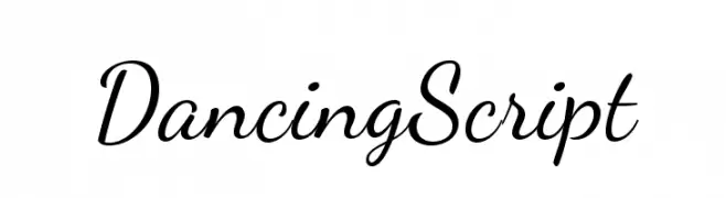 DancingScript  لخطوط تنزيل