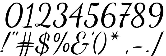 DancingScriptOT Schriftart Anderer Schreiben