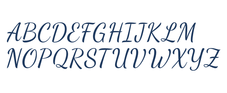 DancingScriptOT1 Uppercase