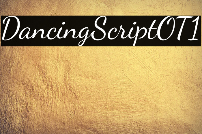 DancingScriptOT1 Example 1