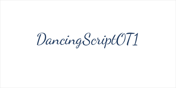 DancingScriptOT1 Logo