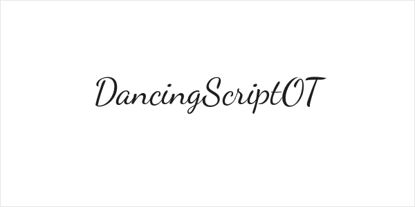 DancingScriptOT Logo