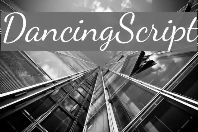 DancingScript Font examples