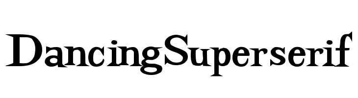 DancingSuperserif  baixar fontes gratis