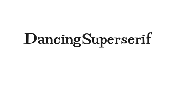 DancingSuperserif Logo