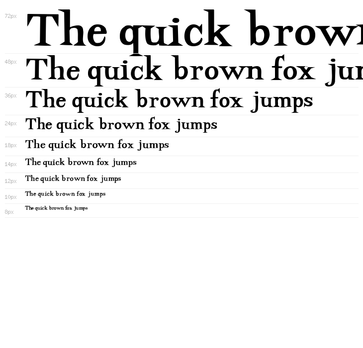 DancingSuperserif Waterfall