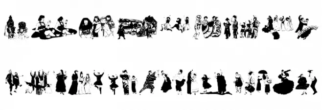 DancingTraces Font OTHER CHARS