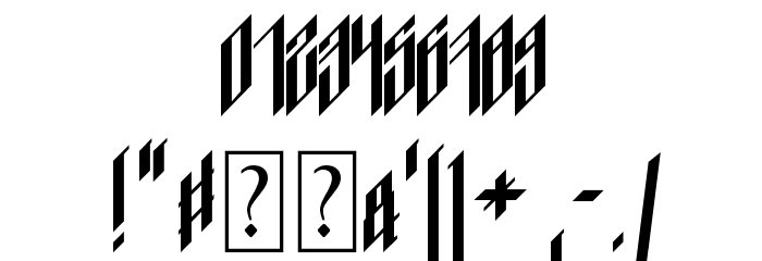 Dancing_DL1.0 Font OTHER CHARS