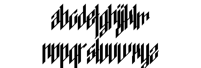 Dancing_DL1.0 Font LOWERCASE