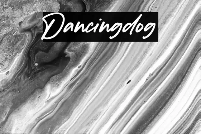 Dancingdog Font examples
