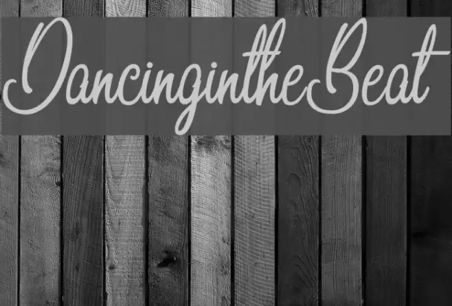 DancingintheBeat Font examples